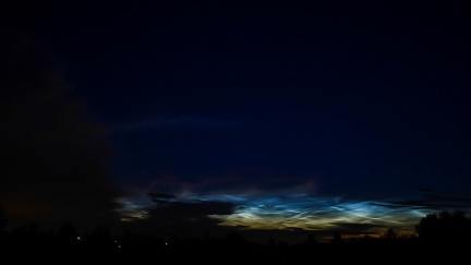 Noctilucent cloud from Blahová