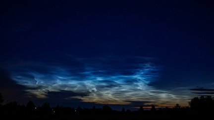 Noctilucent cloud from Blahová