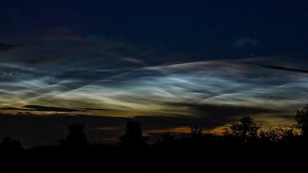 Noctilucent cloud from Blahová