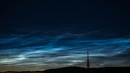 Noctilucent cloud from Bratislava