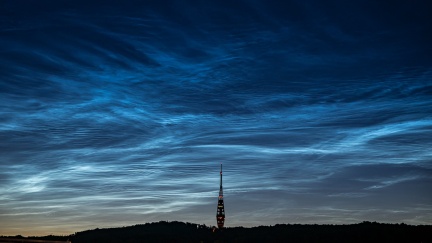 Noctilucent cloud from Bratislava