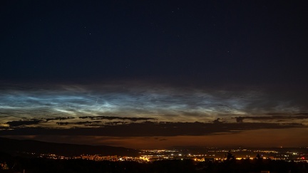 Noctilucent cloud from Bratislava