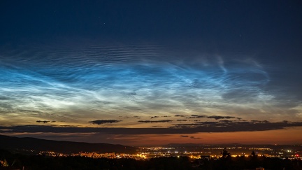 Noctilucent cloud from Bratislava