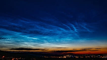Noctilucent cloud from Bratislava
