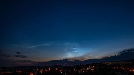 Noctilucent cloud from Bratislava