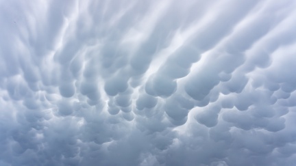 Mammatus cloud from Bratislava
