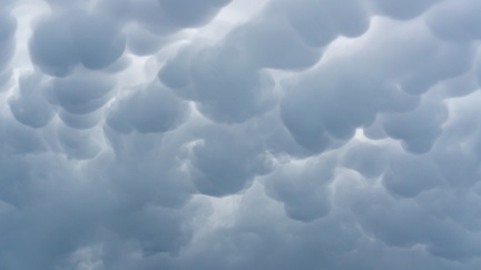 Mammatus cloud from Bratislava