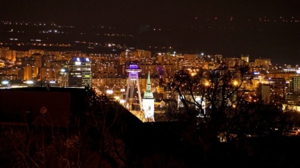 Bratislava in the night