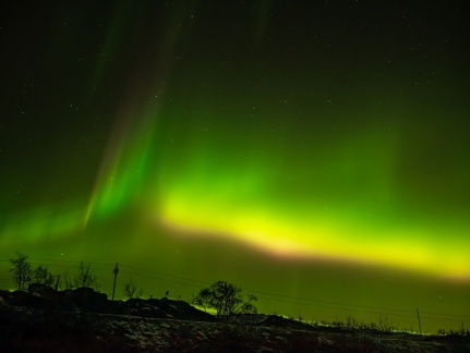 Aurora borealis from Tromsø, Norway